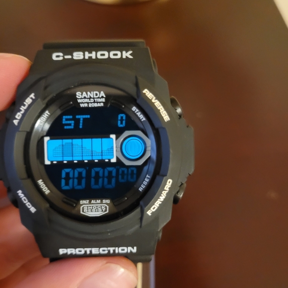 New Black Digital C shook Fashion watch - Picture 2 of 6